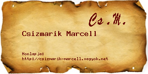 Csizmarik Marcell névjegykártya